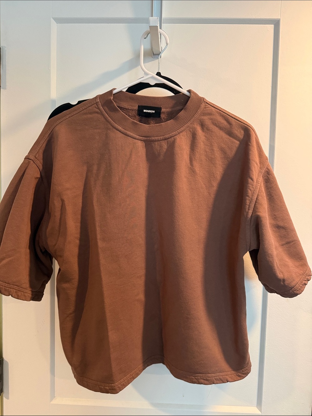 Monrow Cropped Boxy Tee